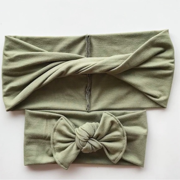 Mommy and me bow headband set - Picture 2 of 4